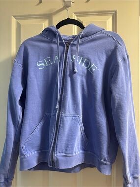 ambition Lavender Seaside Zip-Up Hoodie
